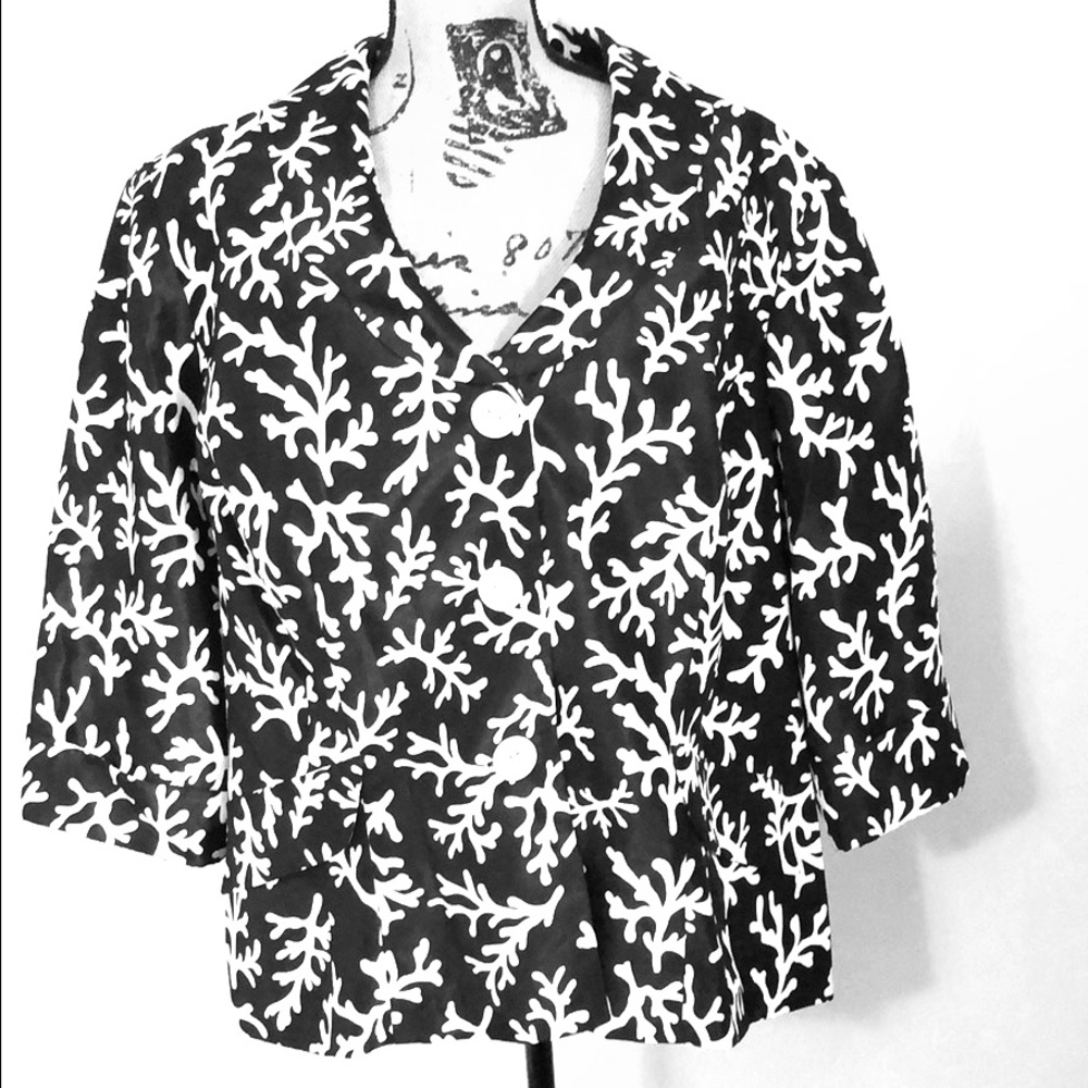 Suit Dress Sport jacket black and white